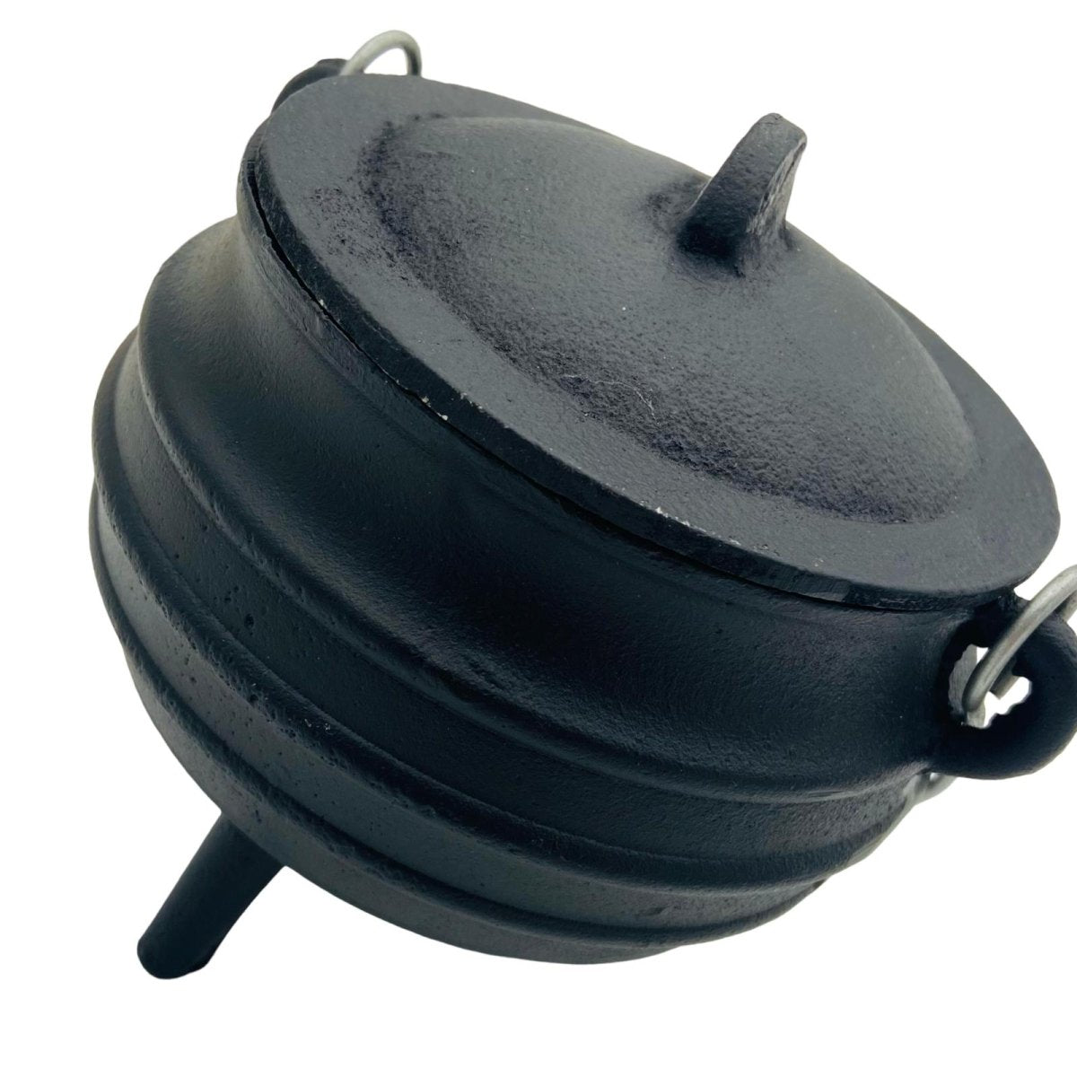 Grooved Cast Iron Cauldron