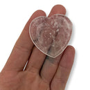 Clear Quartz Heart Shaped Worry Stone