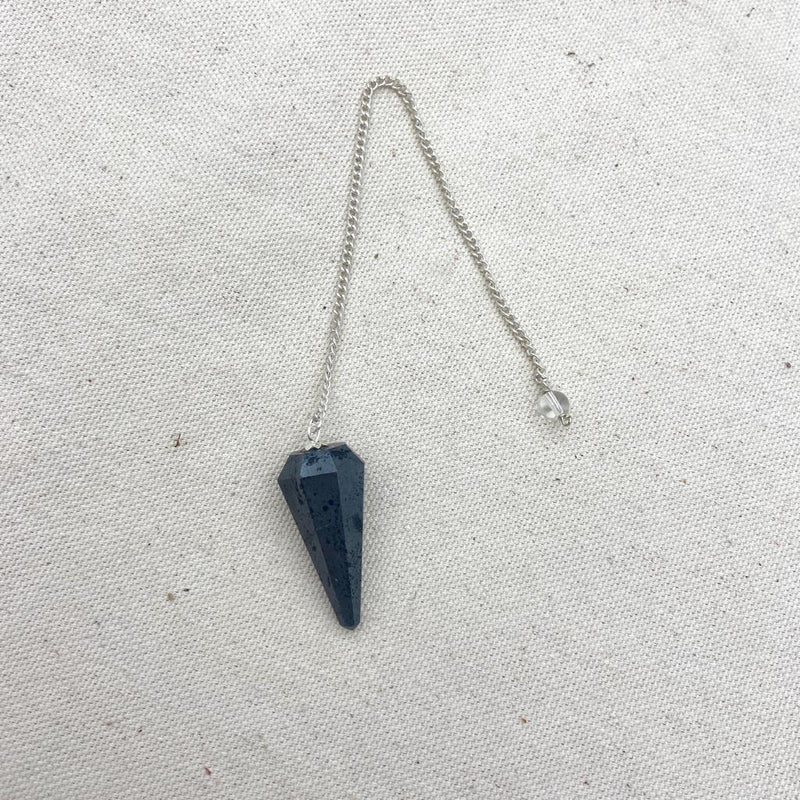 Hematite Crystal Pendulum