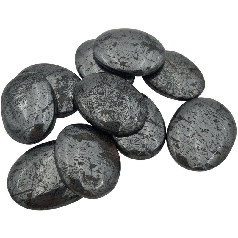 Hematite Worry Stone for Grounding - East Meets West USA