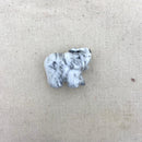 Howlite Crystal Elephant