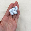 Howlite Crystal Elephant