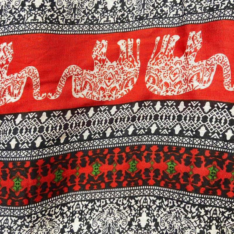 Indian Elephant Print Jogger Pants - East Meets West USA