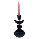 Iron Triple Moon Spell Candle Holder