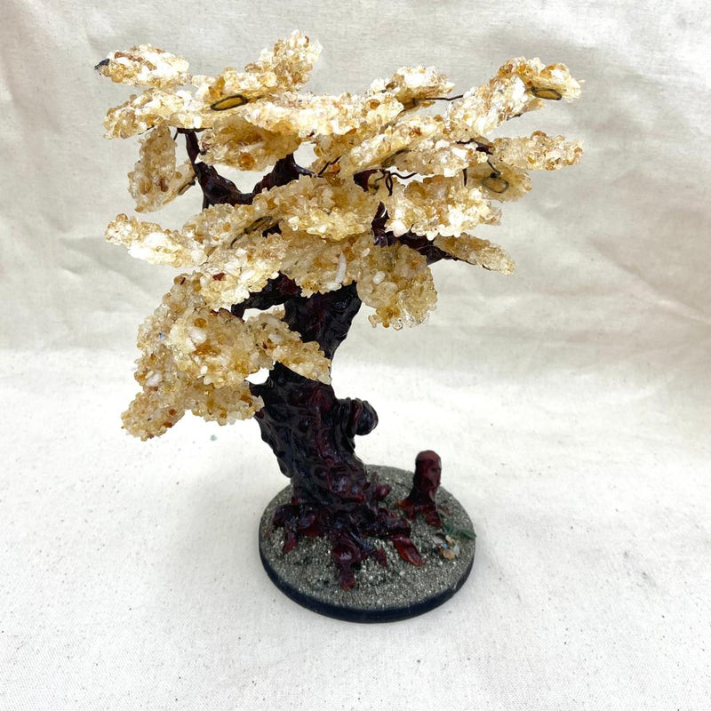 Large Citrine Gemstone Tree