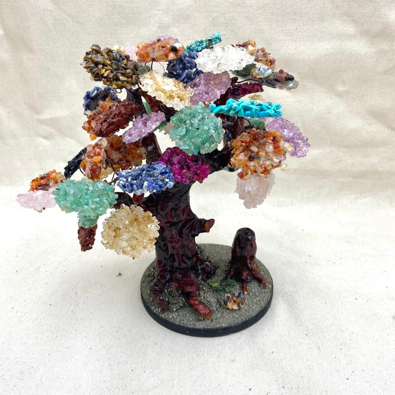 Large Mixed Gemstone Tree