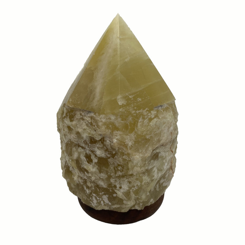 Lemon Calcite Lamp