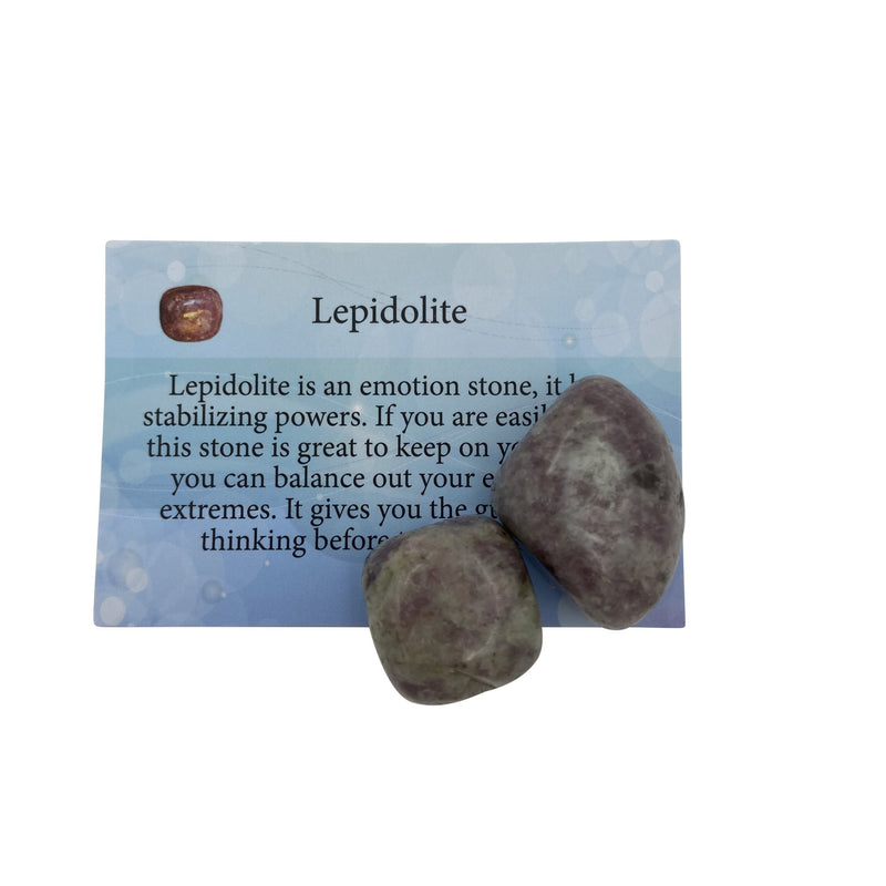 Lepidolite Information Card