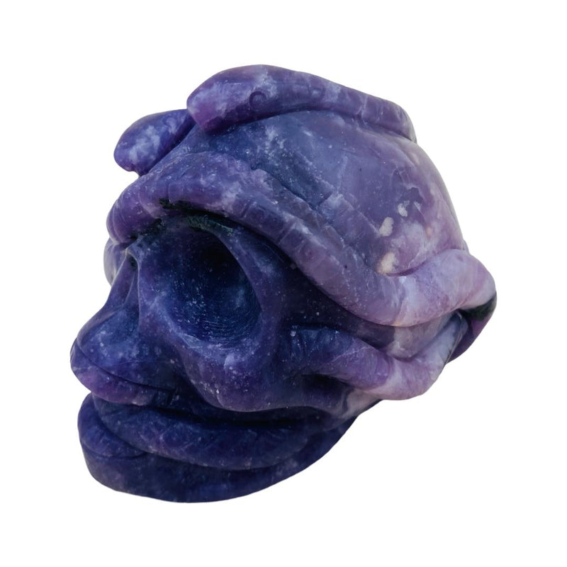 Lepidolite Skull w/ Snake - East Meets West USA