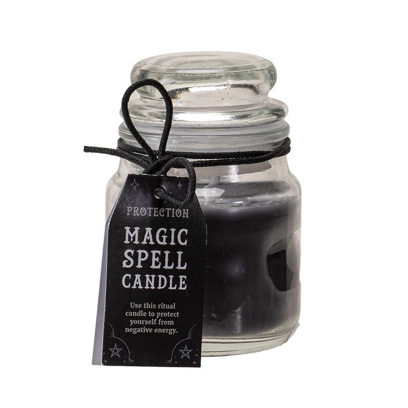 Magic Spell Black Opium Protection Jar Candle - East Meets West USA