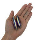 Magnetic Rainbow Hematite Pair