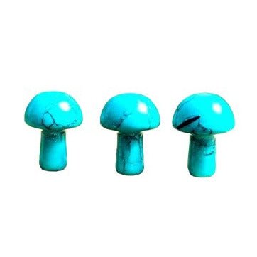 Mini Blue Howlite Mushroom - East Meets West USA