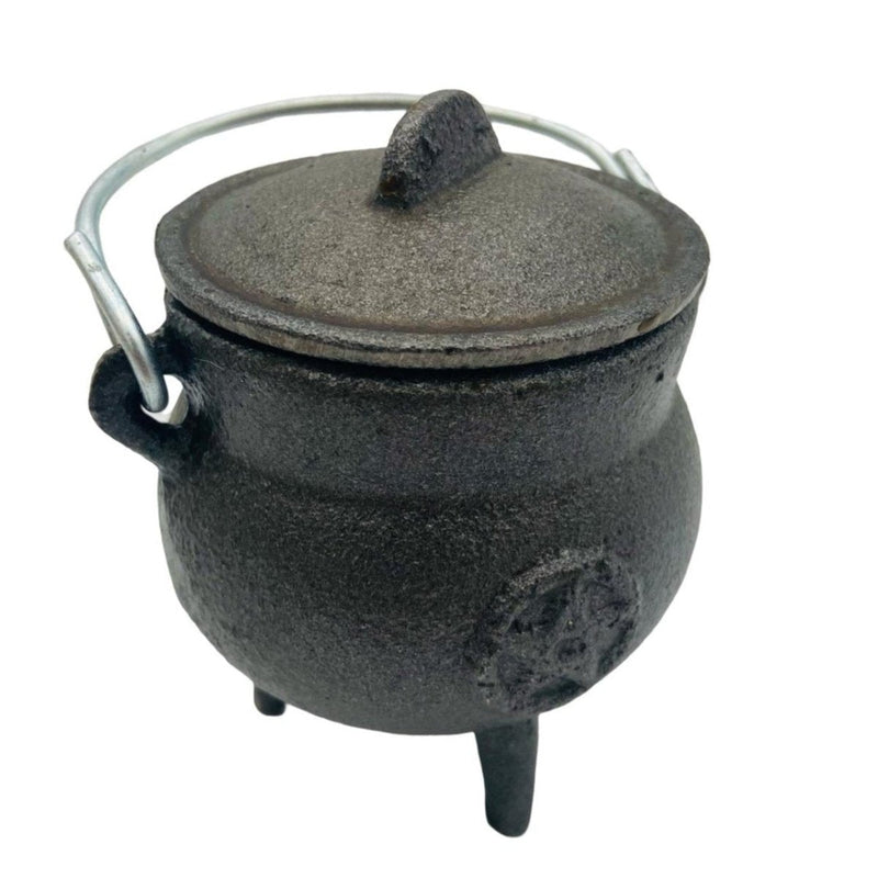 Mini Cast Iron Pentacle Cauldron - East Meets West USA