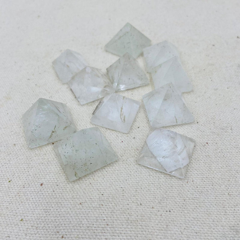 Mini Clear Quartz Pyramid - East Meets West USA