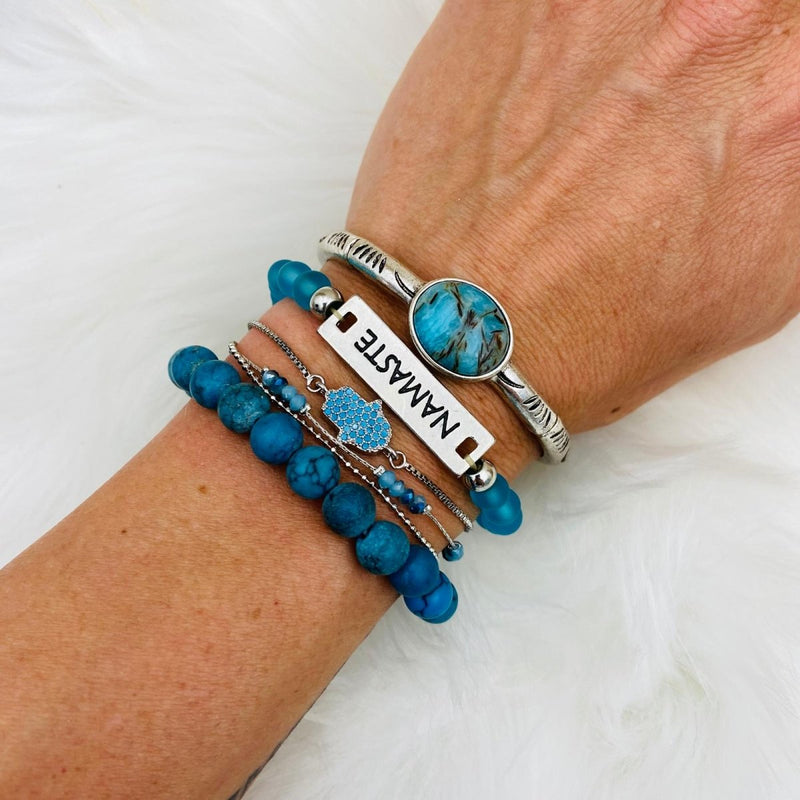 Namaste Bracelet Stack - East Meets West USA