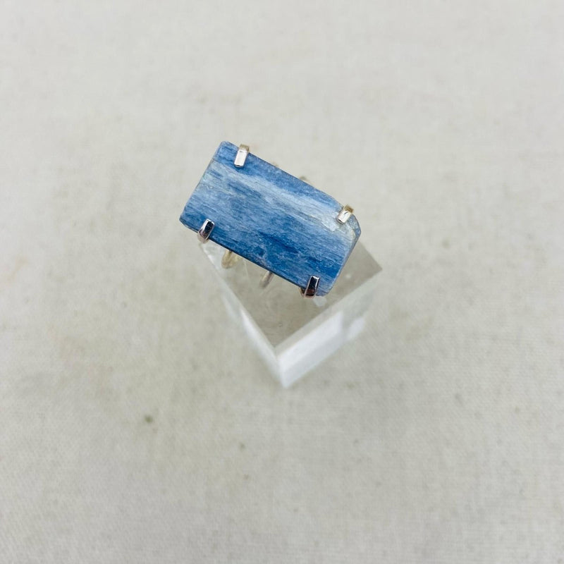 Natural Cut Blue Kyanite Ring - East Meets West USA