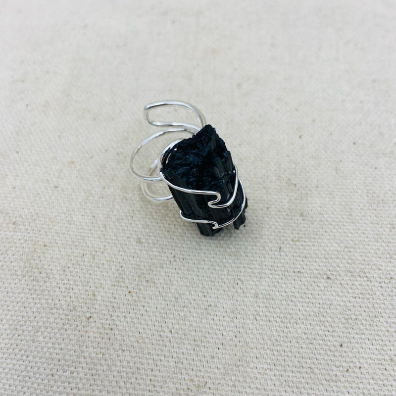 Natural Cut Tourmaline Ring - East Meets West USA