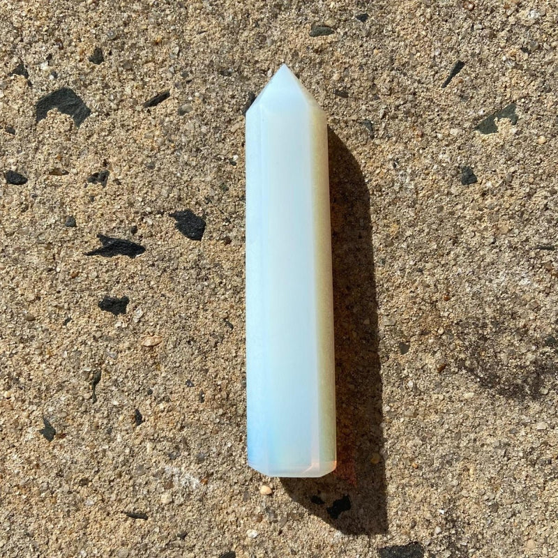 Opalite Crystal Point for Balanicng Energy - East Meets West USA