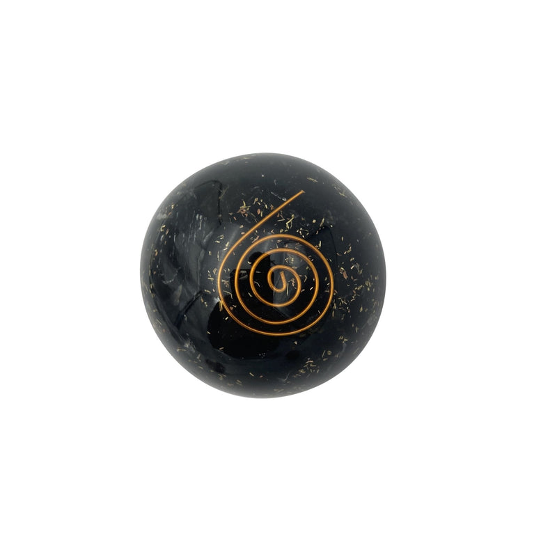 Orgone Sphere w/ Black Tourmaline