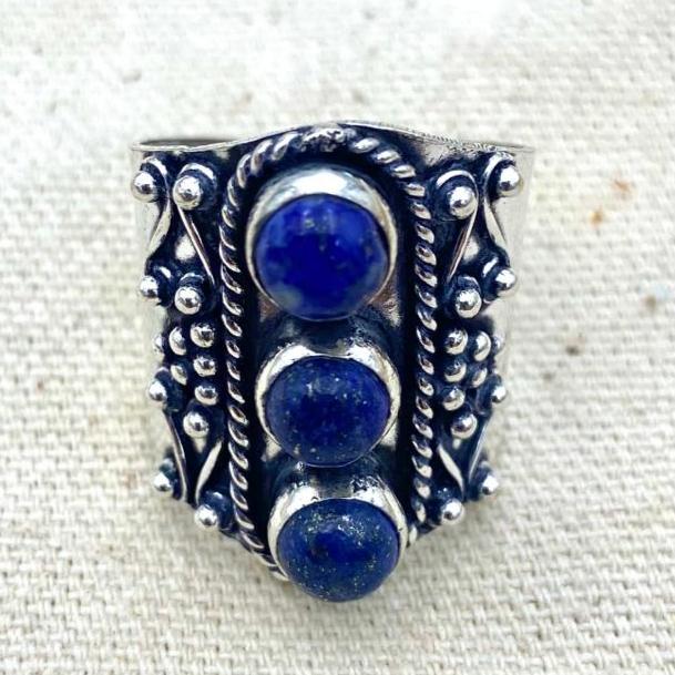 Ornate Sodalite Ring