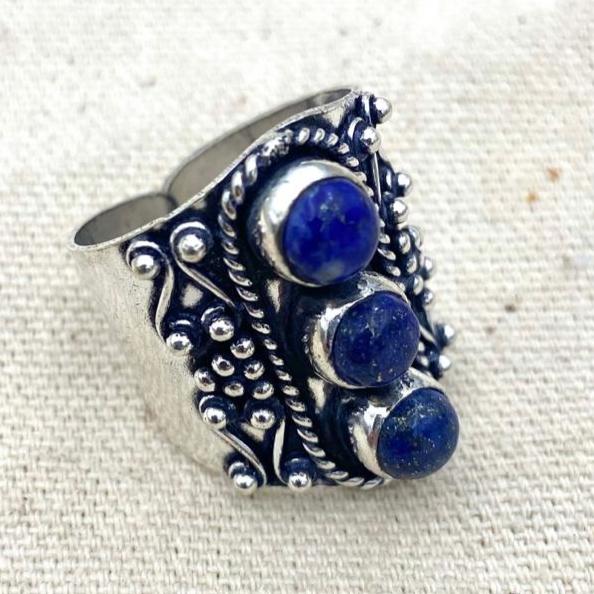 Ornate Sodalite Ring