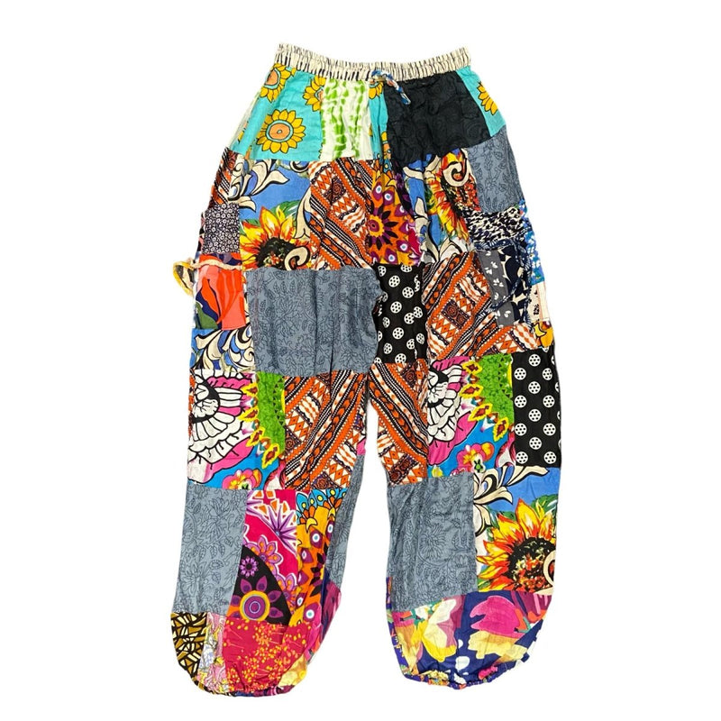 Patchwork Jogger Pants - East Meets West USA