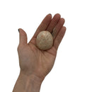 Peach Moonstone Palm Stone