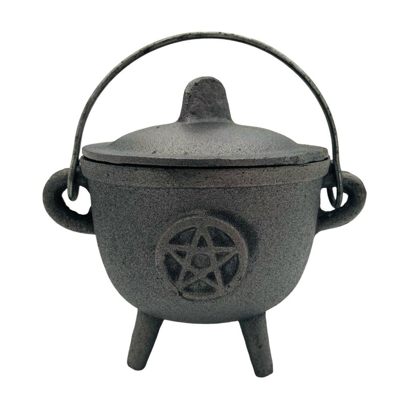 Pentacle Cast Iron Cauldron - East Meets West USA