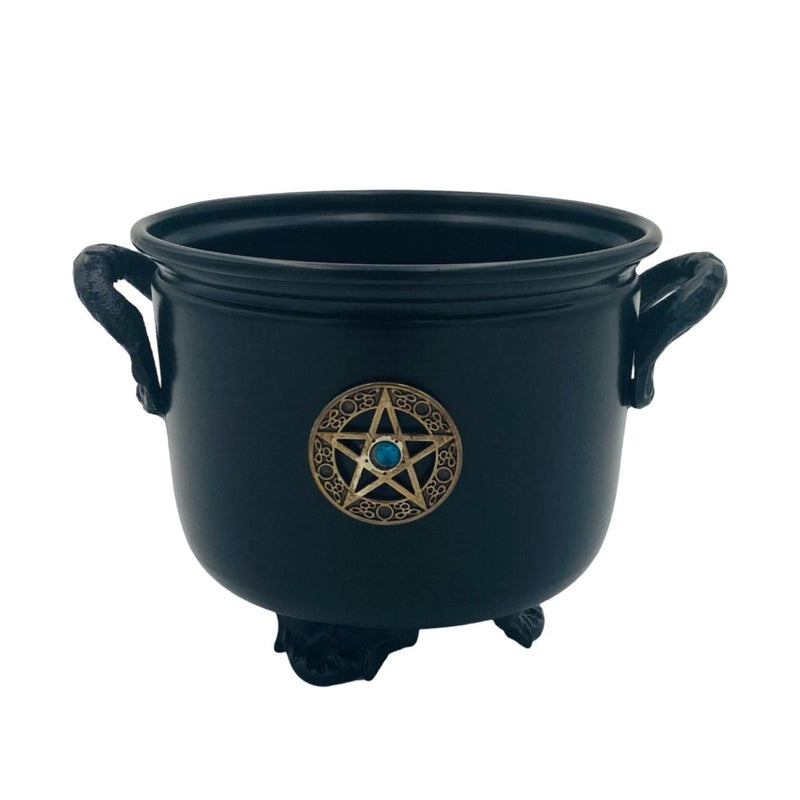 Pentacle Cauldron Resin Incense Burner - East Meets West USA