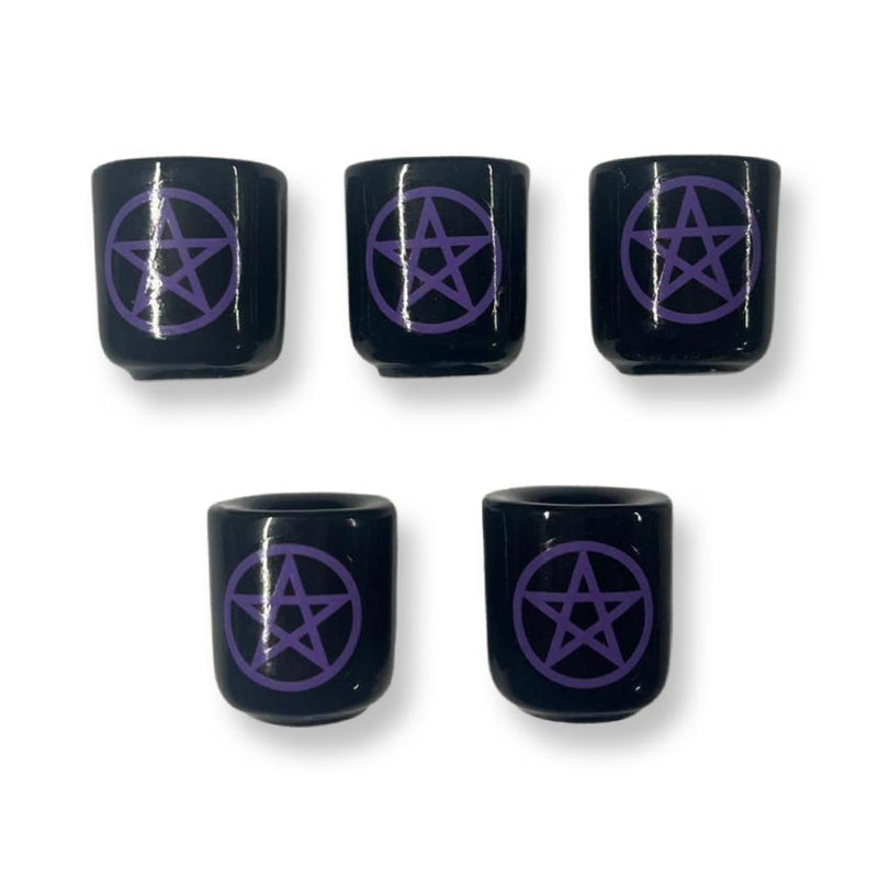 Pentacle Mini Spell Candle Holder