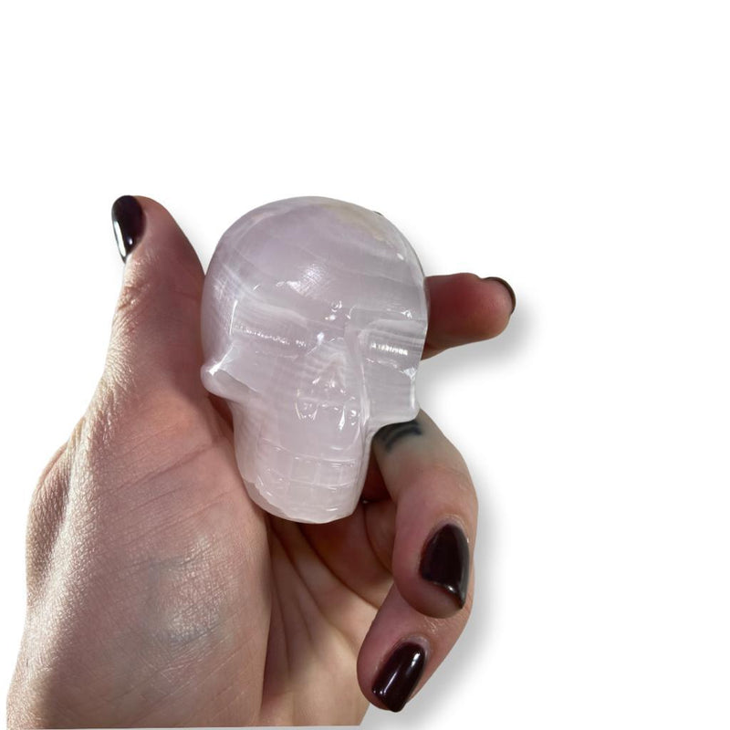 Pink Calcite Skull - East Meets West USA