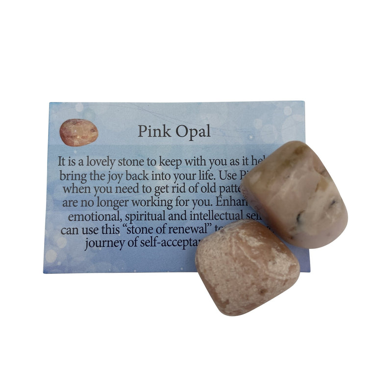 Pink Opal Information Card