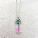 Polished Aura Point Necklace
