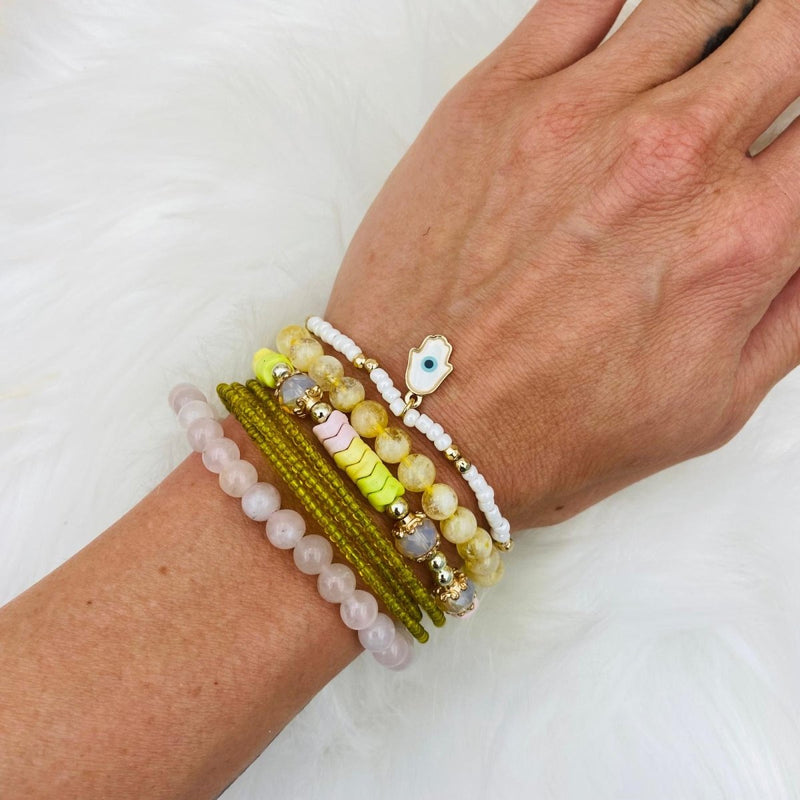 Positive Vibes Bracelet Stack - East Meets West USA