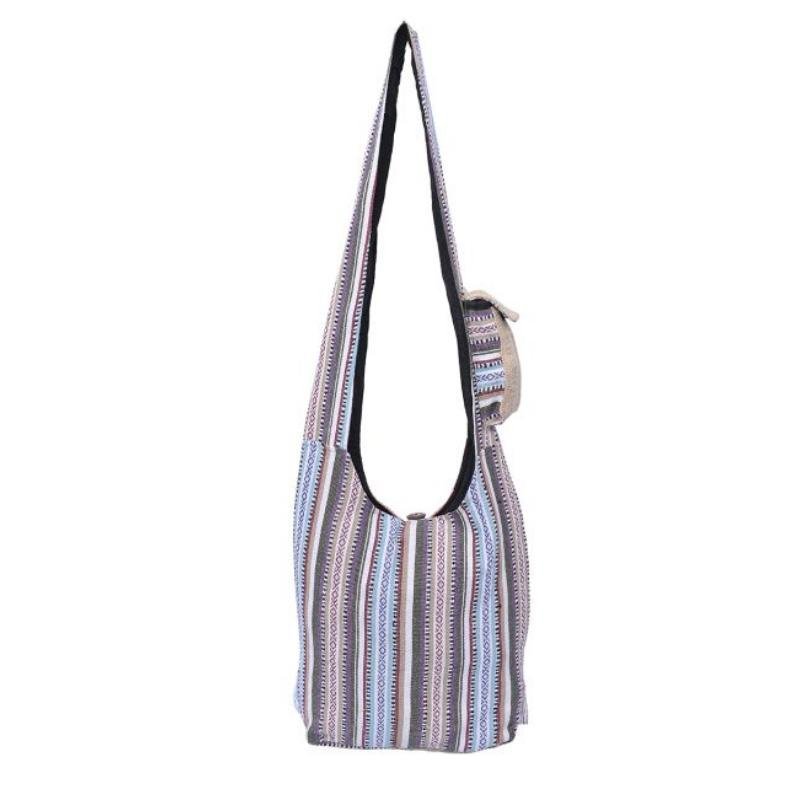 Printed Hemp Chakra Hobo Bag - East Meets West USA