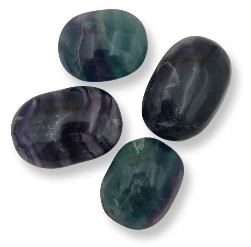 Rainbow Fluorite Palm Stone