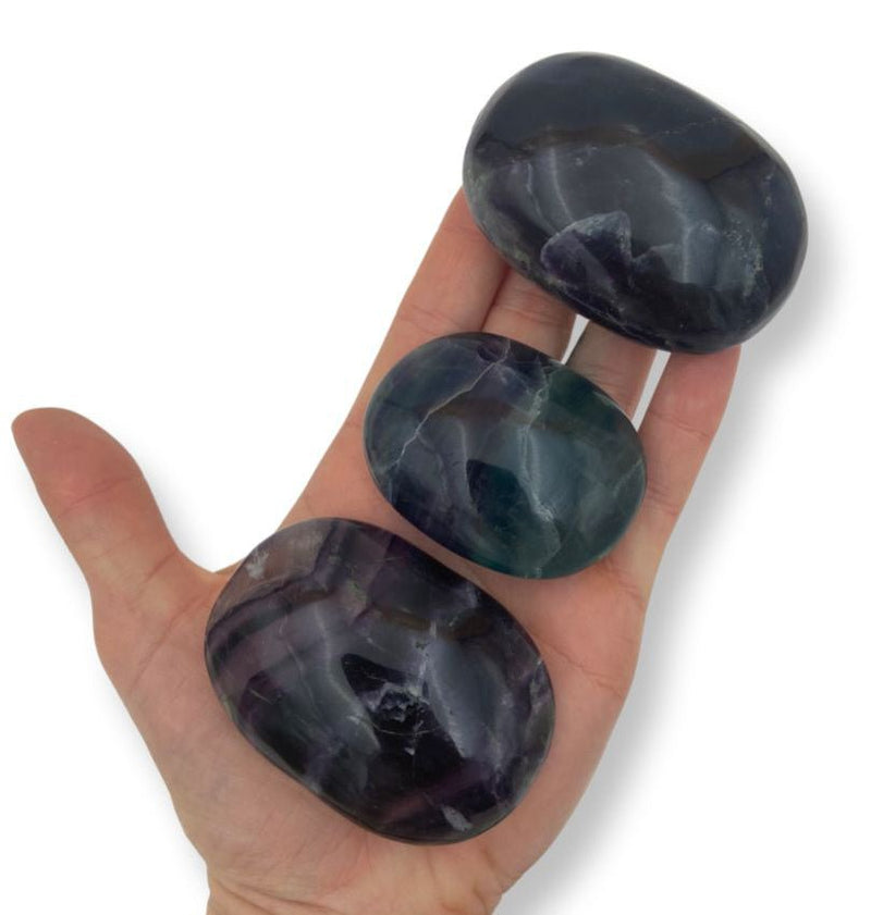 Rainbow Fluorite Palm Stone