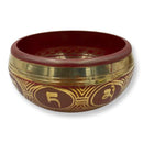 Red Brass Tibetan Singing Bowl