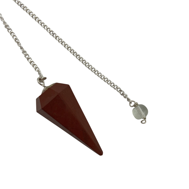 Red Jasper Crystal Pendulum