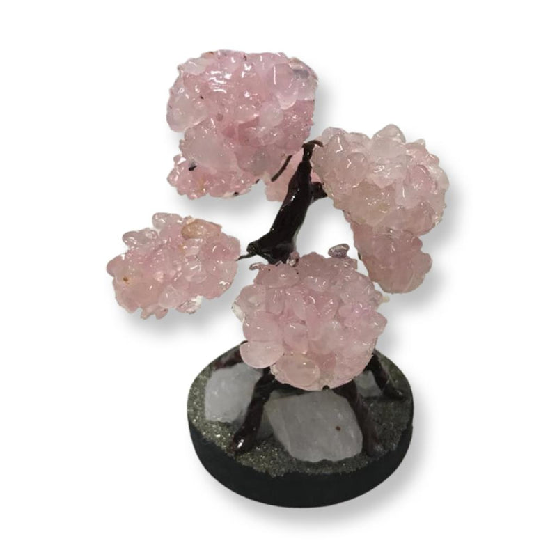 Rose Quartz Bonsai Tree