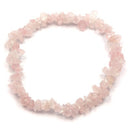 Rose Quartz Crystal Chip Bracelet
