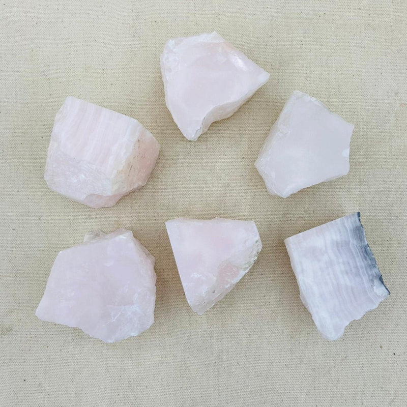 Rough Pink Calcite - East Meets West USA