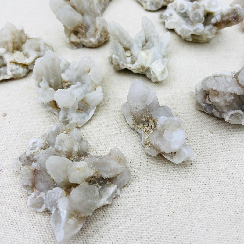 Rough Spirit Quartz Clusters - East Meets West USA