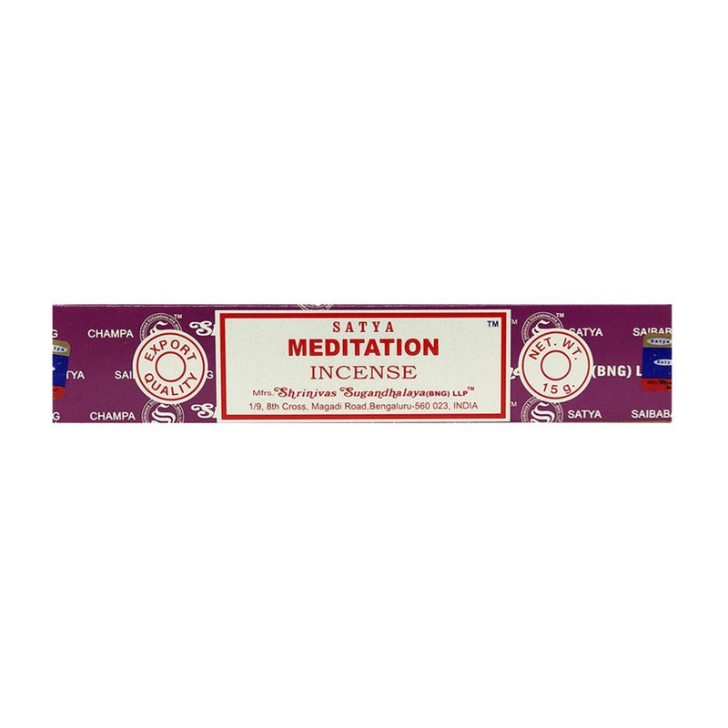 Satya 15g Meditation Incense Sticks - East Meets West USA