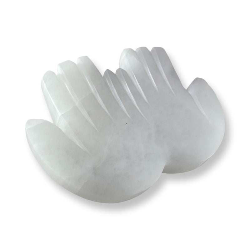 Selenite Prayer Hands