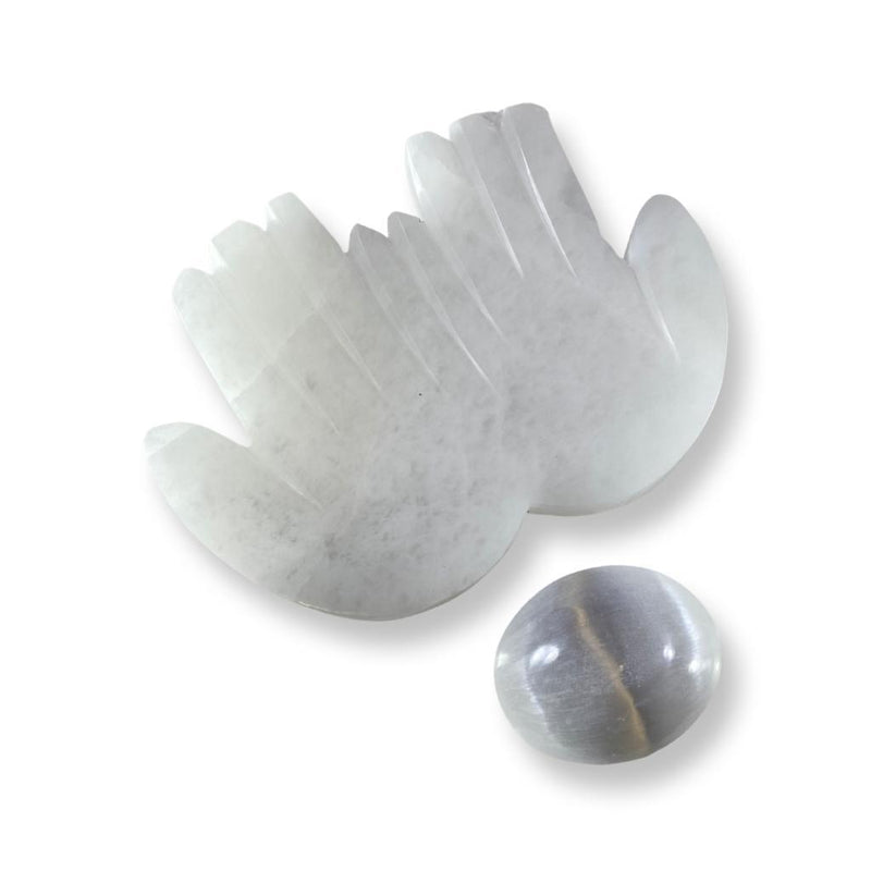 Selenite Prayer Hands