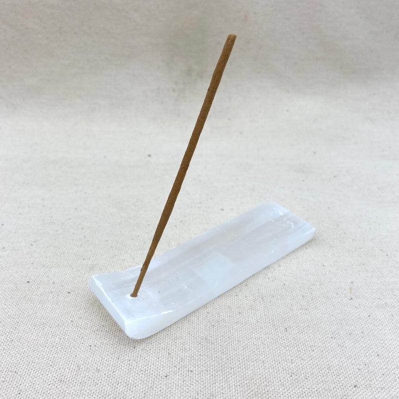 Selenite Shortie Incense Burner