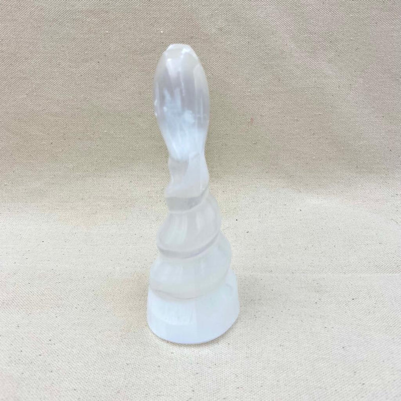 Selenite Twist w/ Heart