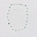 Silver Crystal Chip Necklace - East Meets West USA