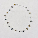 Silver Crystal Chip Necklace - East Meets West USA